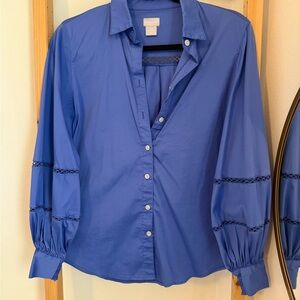 Chico's Royal Blue Button Down Shirt